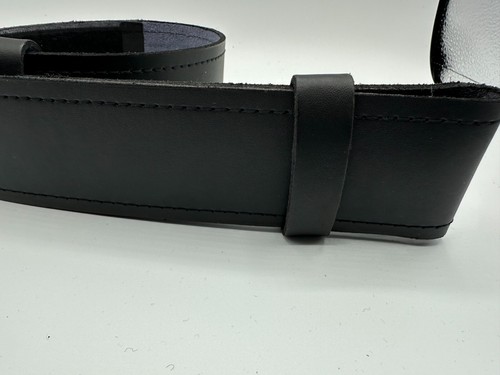 Scottish plain black leather - scottish,