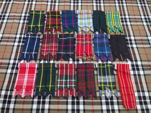 Kilt hose sock flashes - uk,