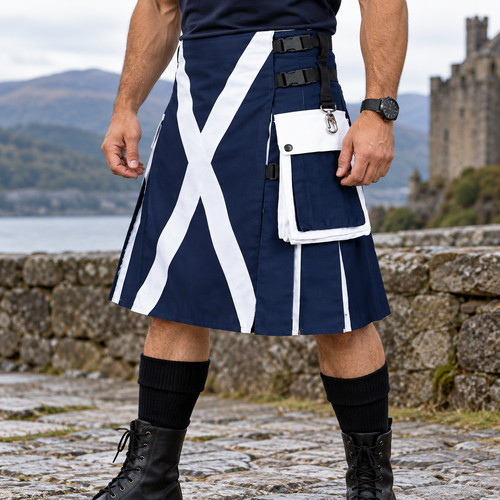 Men scotland blue utility - blue,