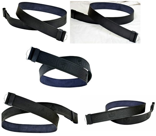 Leather kilt belt adjustable - belt,
