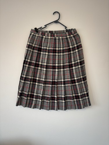 Vtg 60s grey douglas - grey, tartan