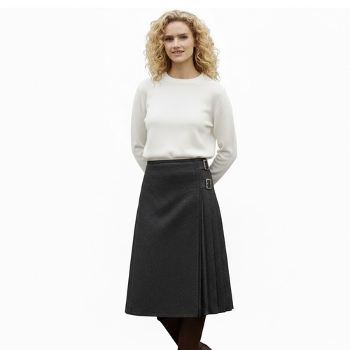 Ladies knee length kilt skirt - knee,
