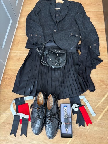 Full scottish kilt outfit with - full,