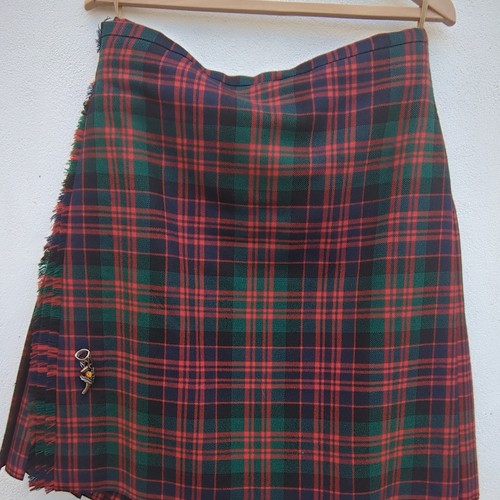 Macdonald tartan blue green - tartan, blue,