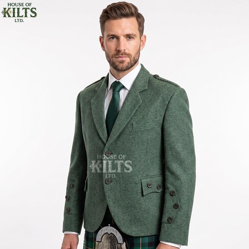 Men lovat green crial argyle - lovat,