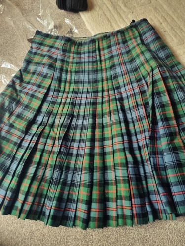 Vintage tartan wool green - vintage,