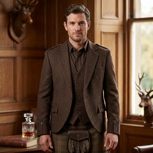 Men scottish brown - scottish,
